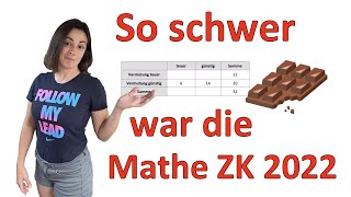 🚀🚀🚀 SCHOKOLADE  Schwierigste Aufgabe aus der Zentralen Klausur  Stochastik ZK Mathe NRW 2022 [upl. by Sanez]