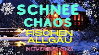 Schneechaos in Fischenschneechaosrodelnallgäu [upl. by Cleve]