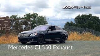 Mercedes CL550 Exhaust  W216 Cold Start  Revs  CarMAN [upl. by Pietra659]