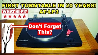 Audio Technica LP3 Turntable Unboxing Set Up Review amp Demo [upl. by Garzon]