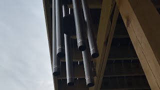 ASMR 3 Minutes and 30 Seconds Of Relaxing Giant Wind Chime Sounds No Talking [upl. by Eecyal]