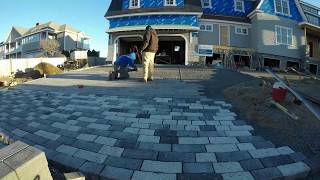 Unilock Paver Driveway Construction Time Lapse [upl. by Ettebab866]