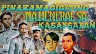 Top 10 Generals in the Philippine History  Mga Magigiting na Heneral sa Kasaysayan ng Pilipinas [upl. by Khudari1]