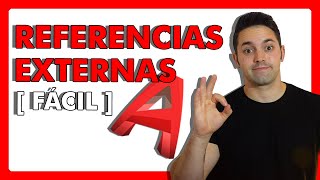 🤯 Cómo USAR las REFERENCIAS EXTERNAS en AUTOCAD 🔥 XREF y REFX Rápido y Fácil 🔥 [upl. by Raffin]