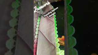 Trending bottom designs lacework designer trending latest designs ytshort viral shorts [upl. by Neelloc]