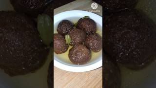 Brown bread se banae Gulab jamun recipe in just 5 minsyoutubeshorts deliciousrecipe [upl. by Zandra]