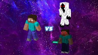 Herobrine vs entity 303 vs scary steve 🧨💥🔥 minecraft herobrine viral [upl. by Nylrehs141]