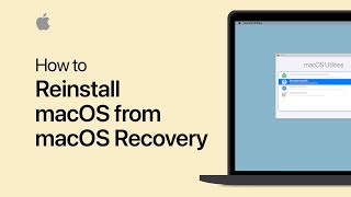 How to reinstall macOS from macOS Recovery — Apple Support [upl. by Ahsimit914]