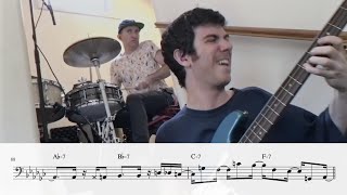 sam wilkes hits the funk limit bass transcription [upl. by Oznofla951]