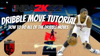 NBA 2K22 DRIBBLE MOVE TUTORIAL  how to dribble and do all the dribble moves in NBA 2k 22 [upl. by Adelind]