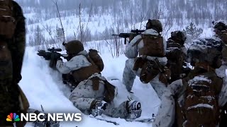 An exclusive look at US Marines training in the Arctic [upl. by Aciemaj]