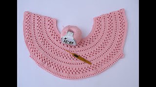 Canesú para jersey o blusa de primavera muy fácil y rápido yomequedoencasatejiendocrochet crochet [upl. by Maible98]