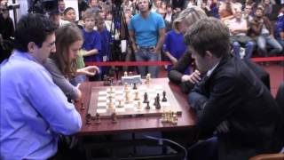 20110903 DIGEST Kramnik Kosintseva  Carlsen Cmilite Botvinnik memorial [upl. by Tiffanie469]