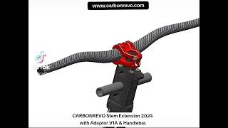 Carbonrevo Dualtron Stem Extension 2024 with Aftermarket Handlebar [upl. by Sucrad480]