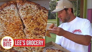 Barstool Pizza Review  Lees Grocery Tampa FL [upl. by Atalanti]