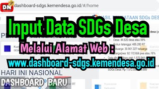 DASHBOARD SDGs UNTUK INPUT DATA DARI KUESIONER SDGs  Part 14 Pendataan SDGs Desa 2021 [upl. by Ylyl]