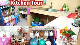 Kitchen TourBangladeshi Simple Kitchen Organization Ideas 2024Simple Kitchen Decoration Ideas [upl. by Frasier]