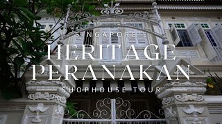 Singapores Heritage Peranakan Shophouse Tour  Freehold Conservation House at Blair Road by Fong KW [upl. by Neil894]