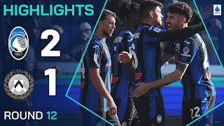 ATALANTAUDINESE 21  HIGHLIGHTS  Atalanta secure comeback win  Serie A 202425 [upl. by Trautman]