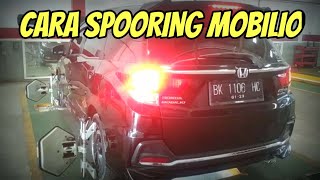 SPOORING MOBIL HONDA MOBILIO [upl. by Nelsen]