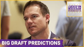 CONFIDENT Minnesota Vikings Draft Predictions  Locked On Sports MN Roundtable [upl. by Odnumyer]