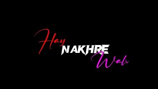 Gulabi saari  hay nakhre wali  Instagram reels trending songs video only black screen status [upl. by Adnihc]