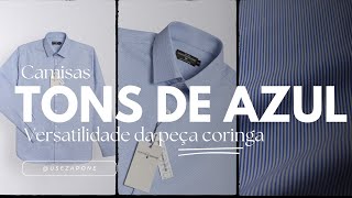 Camisas Classicas em Tons de Azul  Zapone veste bem e dura muito [upl. by Ahsiad718]