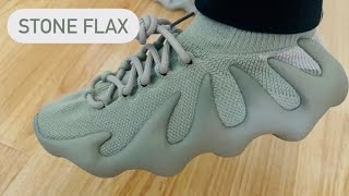 Adidas ReStock Yeezy Stone Flax review [upl. by Sankey379]