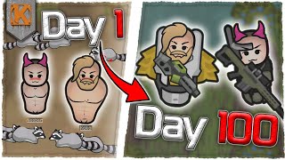 We Survived 100 Days in RimWorld MULTIPLAYER With Noobert [upl. by Eanram]