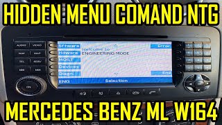 Mercedes Benz ML W164 Hidden Menu COMAND NTG [upl. by Bubalo]