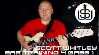 EAR TRAINING FOR BASS by Scott Whitley  Lesson 1 Singing What You Play [upl. by Lim461]