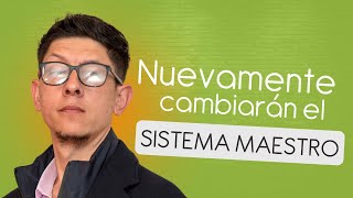 Nuevamente cambiará el Sistema Maestro  Ministro de Educación [upl. by Pejsach]