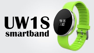 LEMSE UW1S Heart Rate Smart Bracelet [upl. by Ettie]