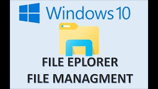 Windows 10  File Explorer amp Management  How to Organize Computer Files and Folders System Tutorial [upl. by Esmerelda902]