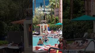 MGM Grand Pool mgmgrand poolparty lasvegas lasvegaslife [upl. by Heilman]