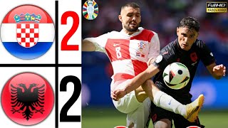 Croatia 22 Albania Euro 2024  Highlights amp Goals 2024  Albania Goal 905 🤯 [upl. by Aimee]