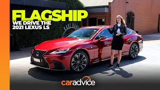 2021 Lexus LS review  We drive the updated luxury flagship  CarAdvice [upl. by Drabeck]