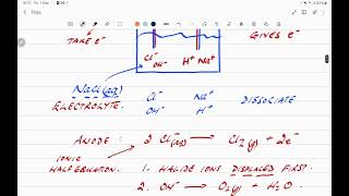 Electrolysis GCSE Chemistry Half Equations Reactivity Series gcsechemistry aqa edexcel ocr [upl. by Wengert]