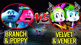 I FOUND VELVET amp VEENER VS POPPY amp BRANCH TROLLS BAND TOGETHER MOVIE [upl. by Amerigo]