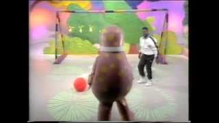 Mr Blobby Plays Football with Garth Crooks [upl. by Chapel]