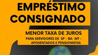 Empréstimo barato Novo APP que compara menor taxa de juros para Consignado [upl. by Amaras]