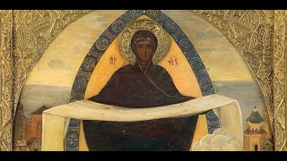 Vesperal Divine Liturgy  Eve of the Protection of the Theotokos  93024 [upl. by Anoirb]