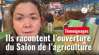 Salon de lagriculture  ils racontent le chaos de louverture [upl. by Dajma]