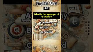 English Synonym Quiz Short synonyms english vocabulary quiz knowledge learnenglish shorts [upl. by Kay]