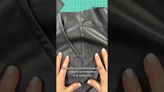 Pespuntes estratégicos para un pantalón de cuerocoser sewing shorts sewingtutorial pantalones [upl. by Drabeck]