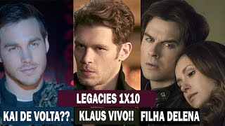 STEFANIE SALVATORE A FILHA DE DELENA KLAUS VIVO E KAI MENCIONADO EM LEGACIES 1X10 [upl. by Zetram666]