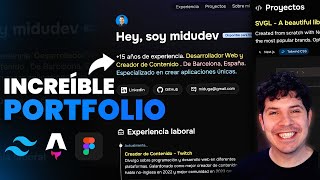 Cómo crear un Portfolio Web con Astro HTML CSS y TailwindCSS  Tutorial para principiantes [upl. by Tips]