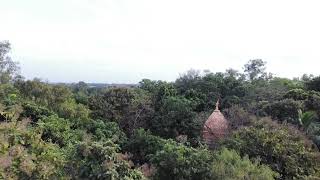 Bhuifor Tola Mandir Drone Shot [upl. by Rebhun]