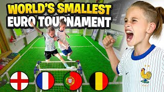 WE CREATED A EURO TOURNAMENT ON WORLDS SMALLEST PITCH 🏆 [upl. by Adalbert]