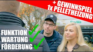 PELLETHEIZUNG Funktion Befüllung Wartung amp Förderung  MrHandwerk [upl. by Pytlik]